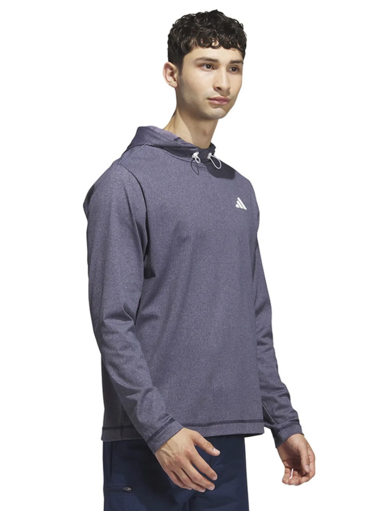 Adidas Lightweight Hoodie - Collegiate Navy/White