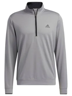Adidas Quarter-Zip Pullover - Grey Three/Black