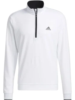 Adidas Quarter-Zip Pullover - White