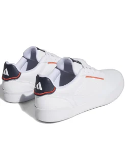 Adidas Retrocross Spikeless Golf Shoes - Cloud White/Cloud White/Collegiate Navy