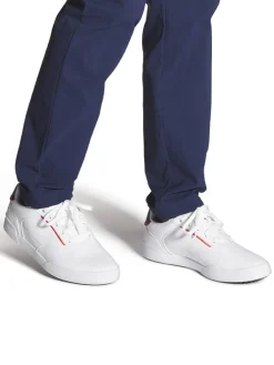 Adidas Retrocross Spikeless Golf Shoes - Cloud White/Cloud White/Collegiate Navy