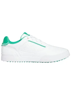 Adidas Retrocross Spikeless Golf Shoes - Ftwr White/Court Green/Ftwr White