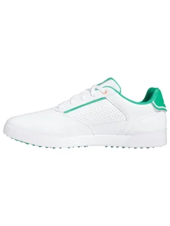 Adidas Retrocross Spikeless Golf Shoes - Ftwr White/Court Green/Ftwr White