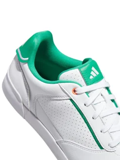 Adidas Retrocross Spikeless Golf Shoes - Ftwr White/Court Green/Ftwr White