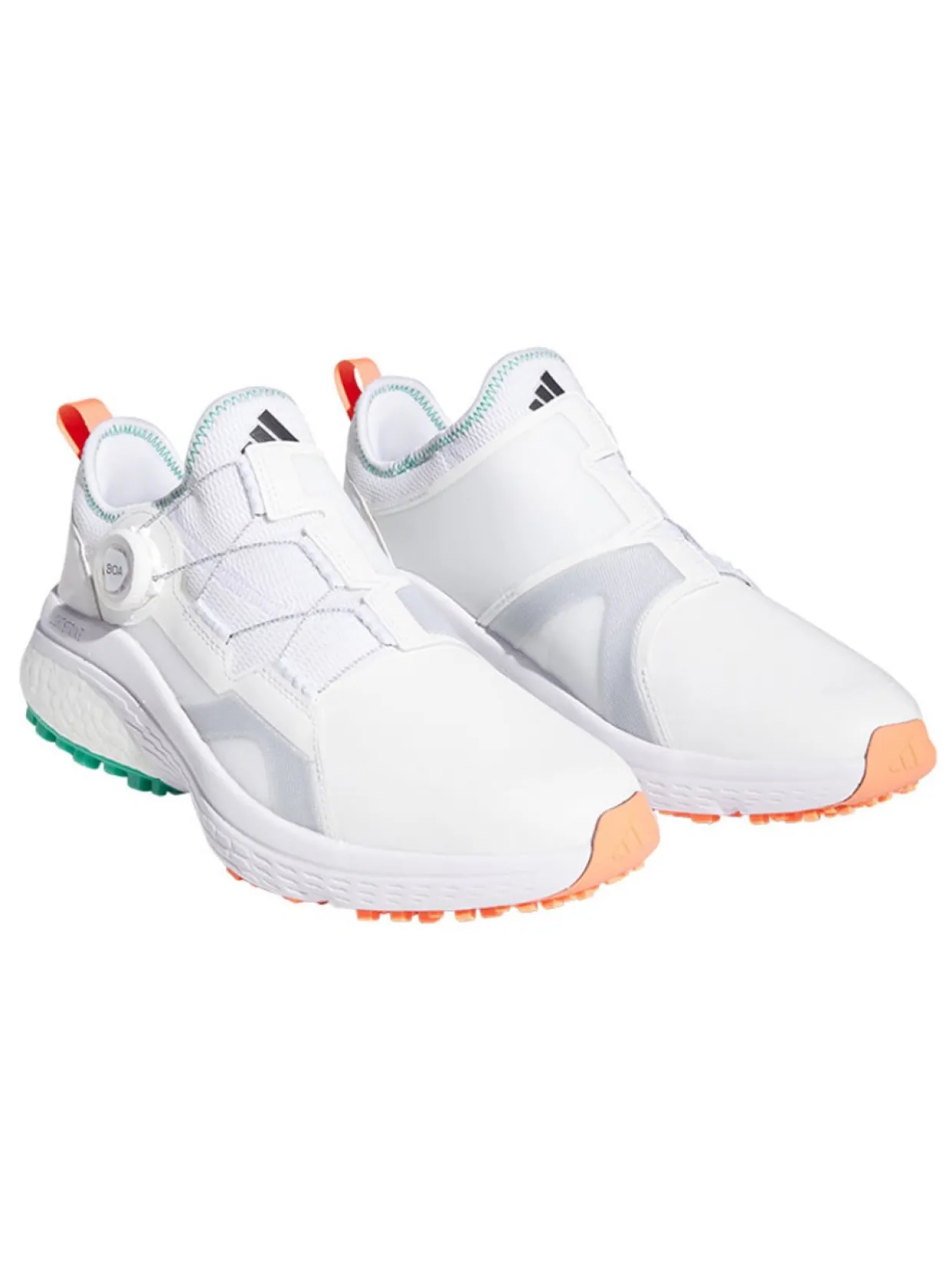 Adidas Solarmotion Boa Golf Shoes - Ftwr White/Core Black/Court Green