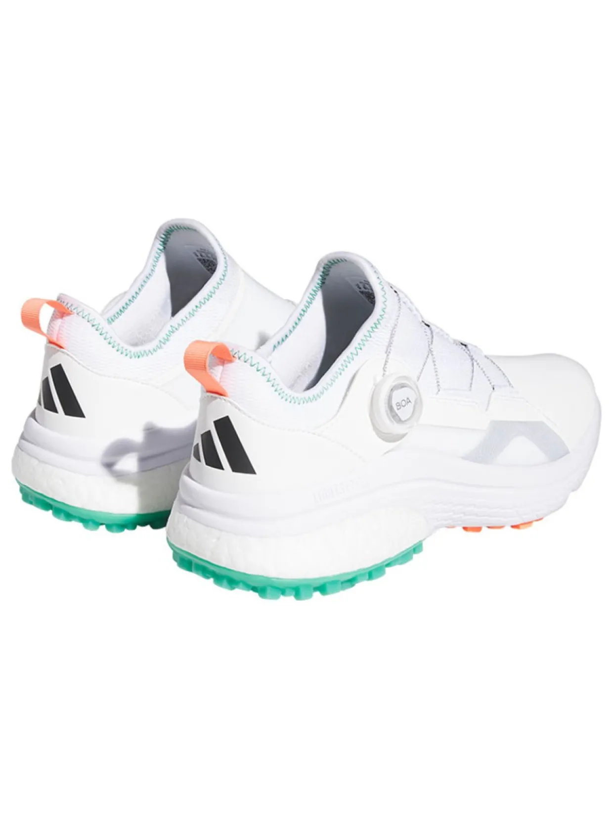 Adidas Solarmotion Boa Golf Shoes - Ftwr White/Core Black/Court Green