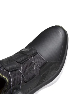 Adidas Solarmotion Boa Golf Shoes - Core Black/Dark Silver Met./Solar Gold