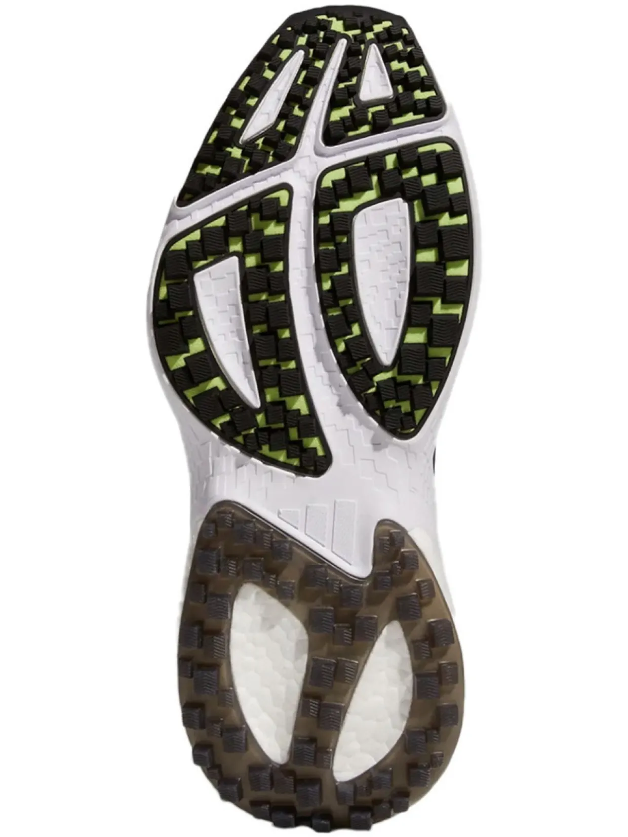 Adidas Solarmotion Golf Shoes - Core Black/Ftwr White/Pulse Lime