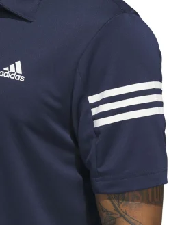 Adidas 3-Stripe Polo Shirt - Collegiate Navy