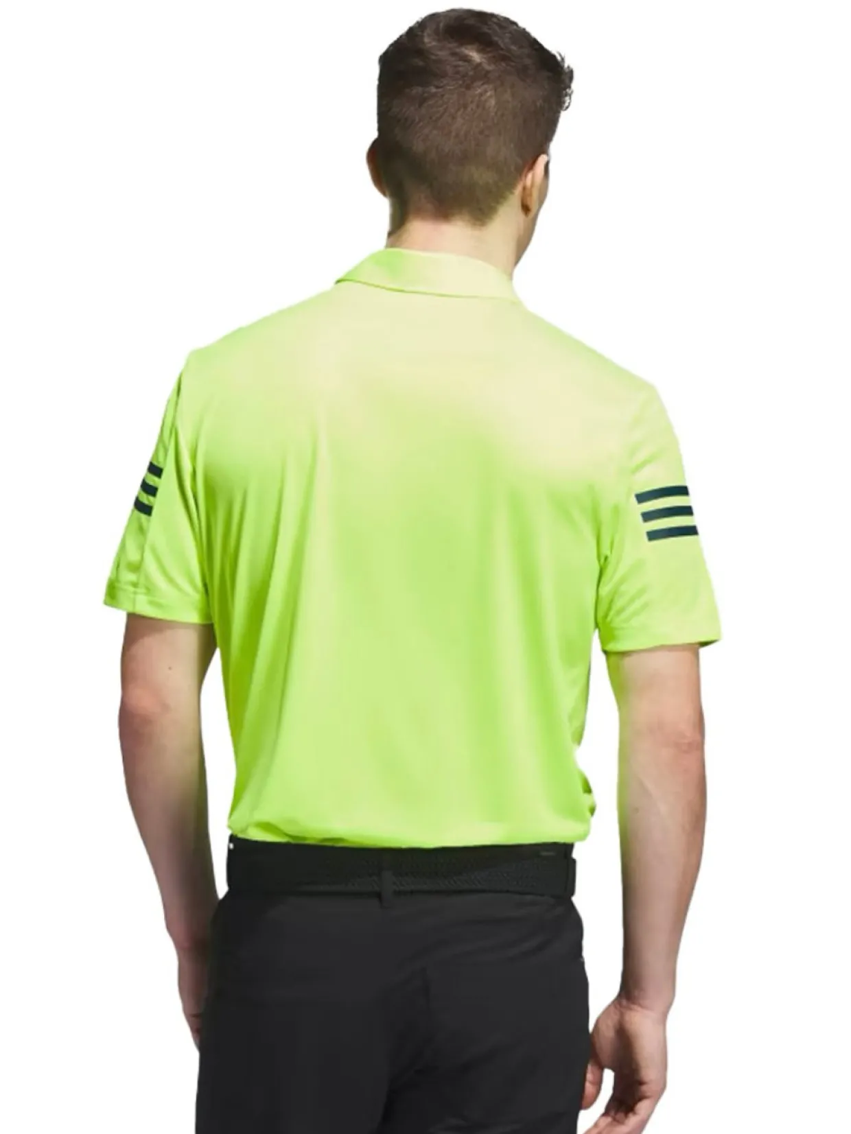 Adidas 3-Stripe Polo Shirt - Lucid Lemon