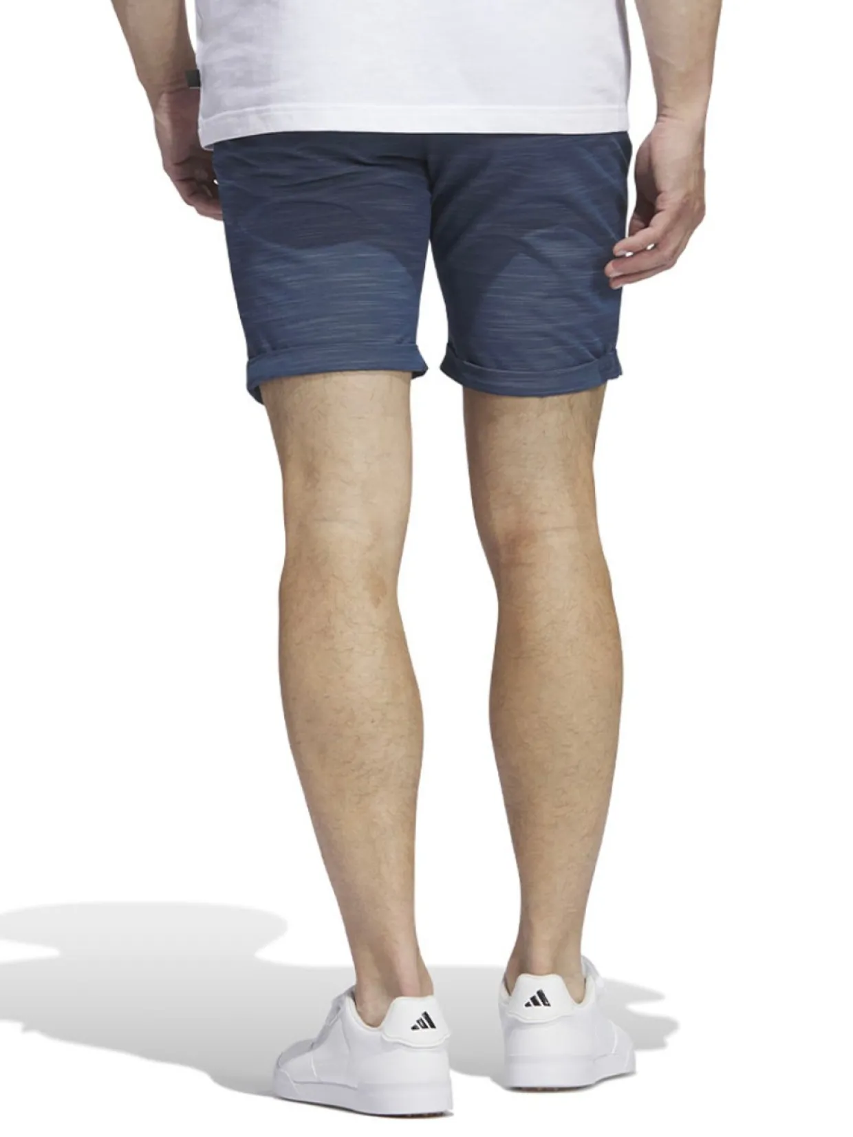 Adidas Textured Golf Shorts - Arctic Night