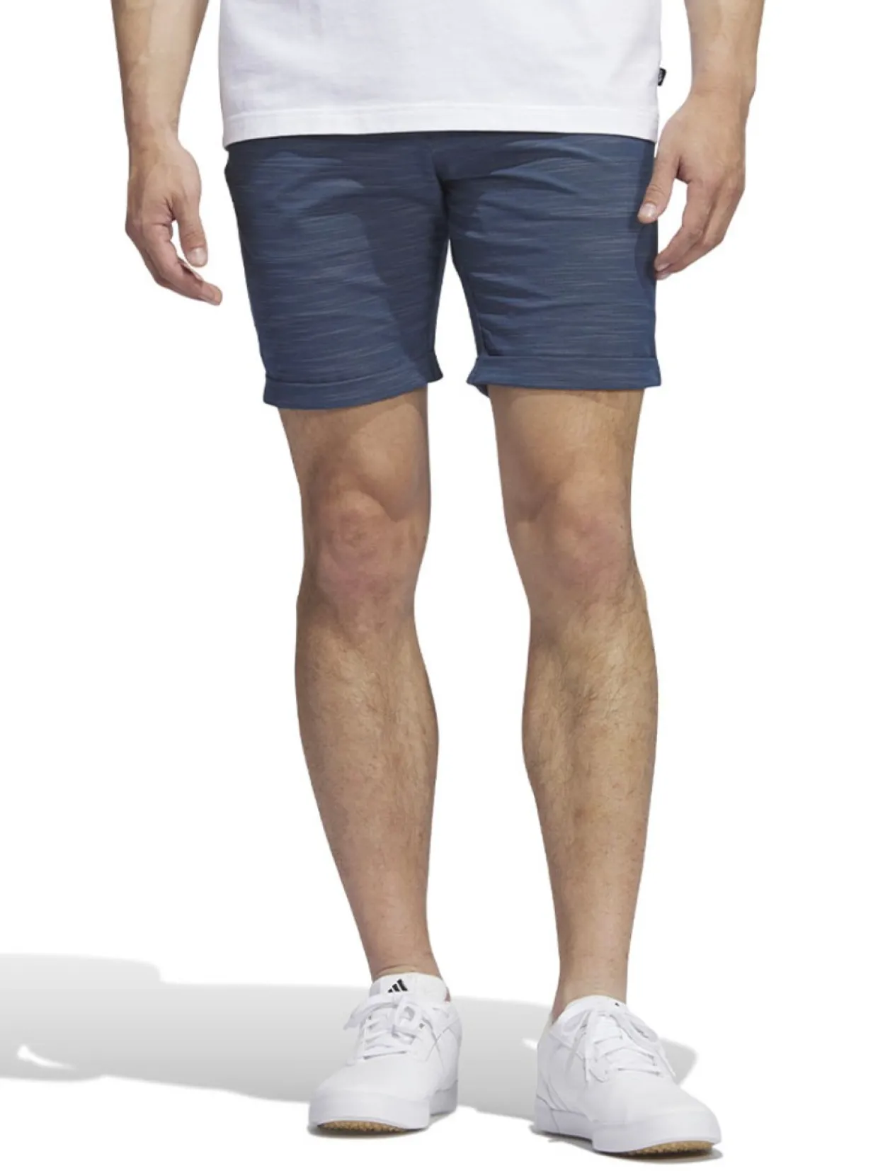 Adidas Textured Golf Shorts - Arctic Night