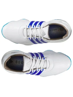Adidas Tour360 22 Golf Shoes - Ftwr White/Lucid Blue/Silver Met.