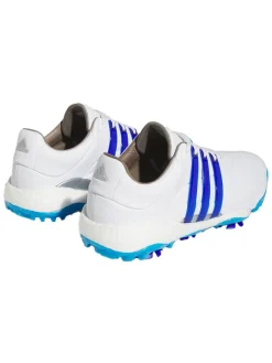 Adidas Tour360 22 Golf Shoes - Ftwr White/Lucid Blue/Silver Met.