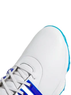 Adidas Tour360 22 Golf Shoes - Ftwr White/Lucid Blue/Silver Met.