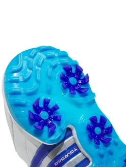 Adidas Tour360 22 Golf Shoes - Ftwr White/Lucid Blue/Silver Met.