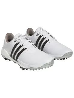 Adidas Tour360 22 Golf Shoes - Ftwr White/Core Black/Silver Met.