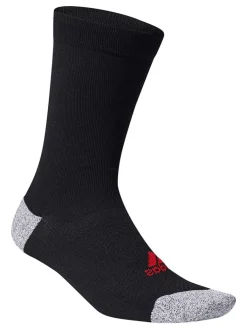 Adidas Tour Crew Socks - Black/Scarlet