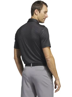 Adidas Ultimate365 Allover Print Golf Polo Shirt - Black