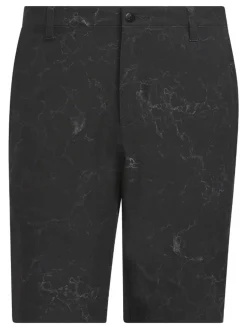 Adidas Ultimate365 Print Golf Shorts - Black/Grey Three