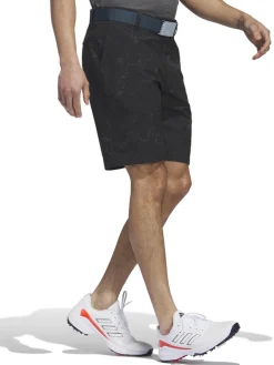 Adidas Ultimate365 Print Golf Shorts - Black/Grey Three