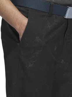 Adidas Ultimate365 Print Golf Shorts - Black/Grey Three