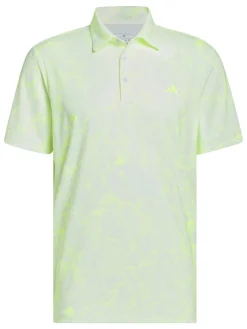 Adidas Ultimate365 Print Polo Shirt - White