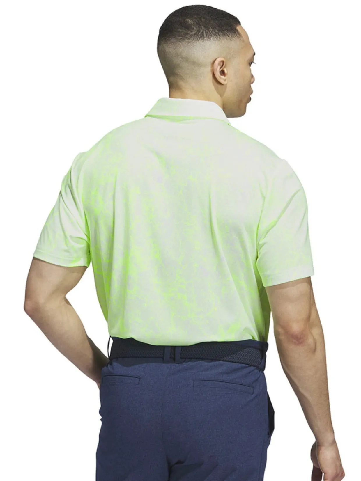 Adidas Ultimate365 Print Polo Shirt - White