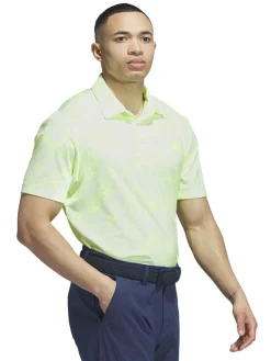 Adidas Ultimate365 Print Polo Shirt - White