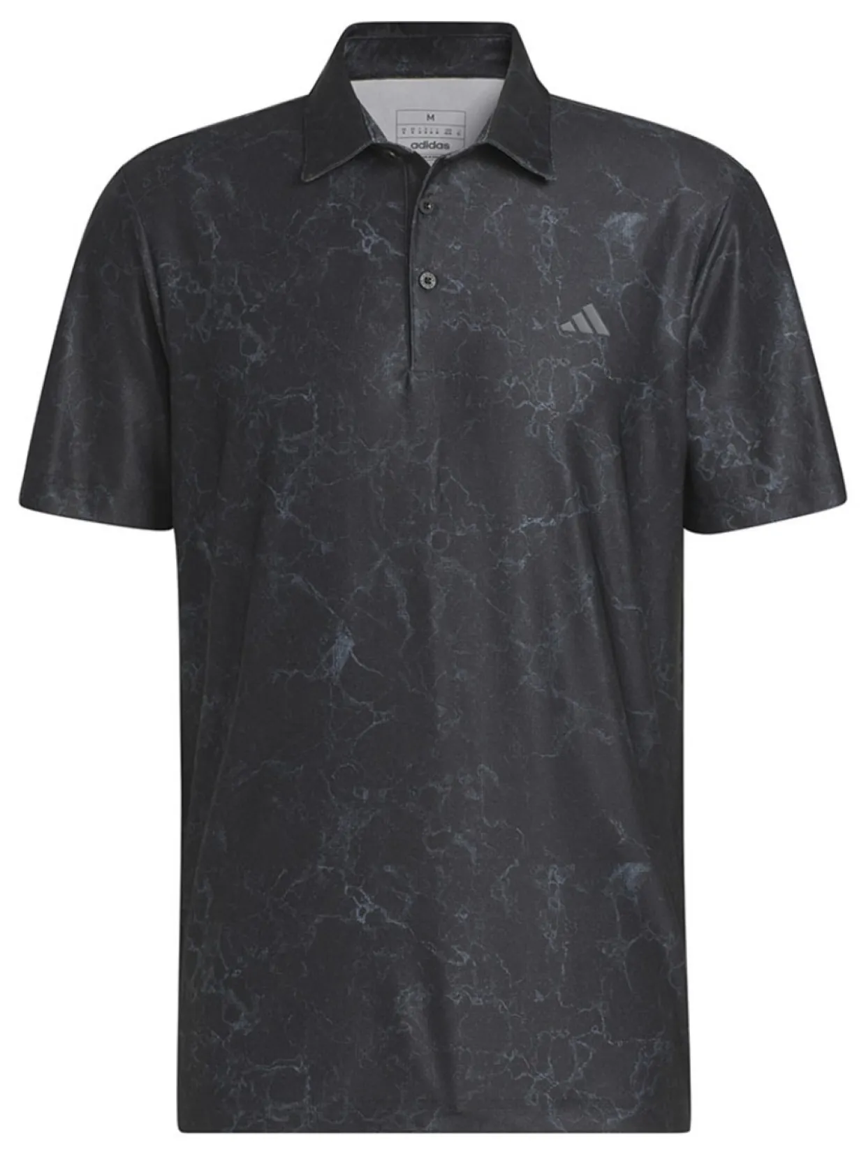 Adidas Ultimate365 Print Polo Shirt - Black