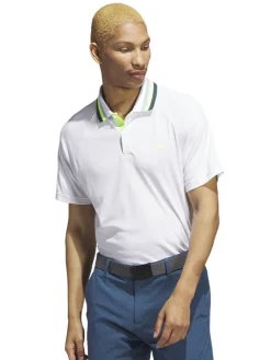 Adidas Ultimate365 Tour Heat.Rdy Polo Shirt - White