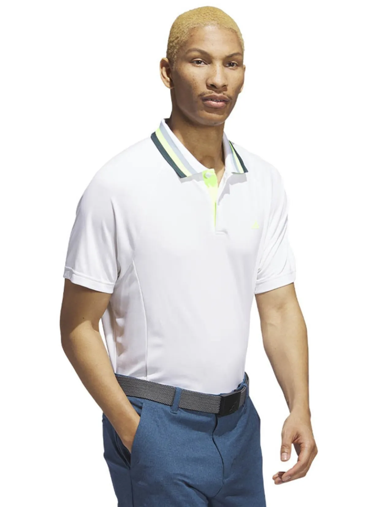 Adidas Ultimate365 Tour Heat.Rdy Polo Shirt - White