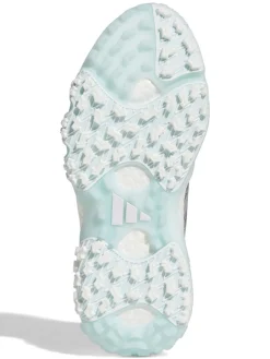 Adidas Women'S Codechaos 22 Golf Shoes - Grey One/Silver Metallic/Almost Blue