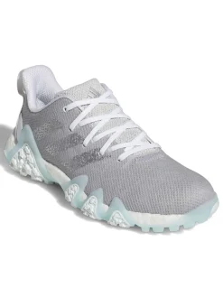 Adidas Women'S Codechaos 22 Golf Shoes - Grey One/Silver Metallic/Almost Blue