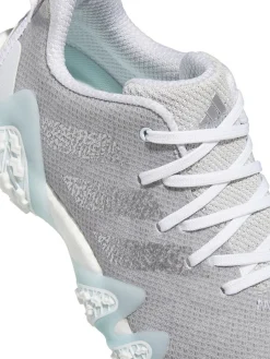 Adidas Women'S Codechaos 22 Golf Shoes - Grey One/Silver Metallic/Almost Blue
