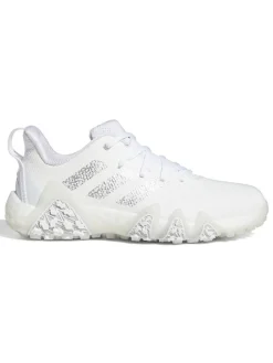 Adidas Women'S Codechaos 22 Golf Shoes - Ftwr White/Silver Metallic/Bliss Lilac