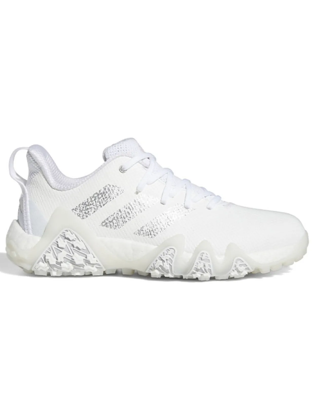 Adidas Women'S Codechaos 22 Golf Shoes - Ftwr White/Silver Metallic/Bliss Lilac