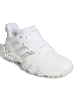 Adidas Women'S Codechaos 22 Golf Shoes - Ftwr White/Silver Metallic/Bliss Lilac