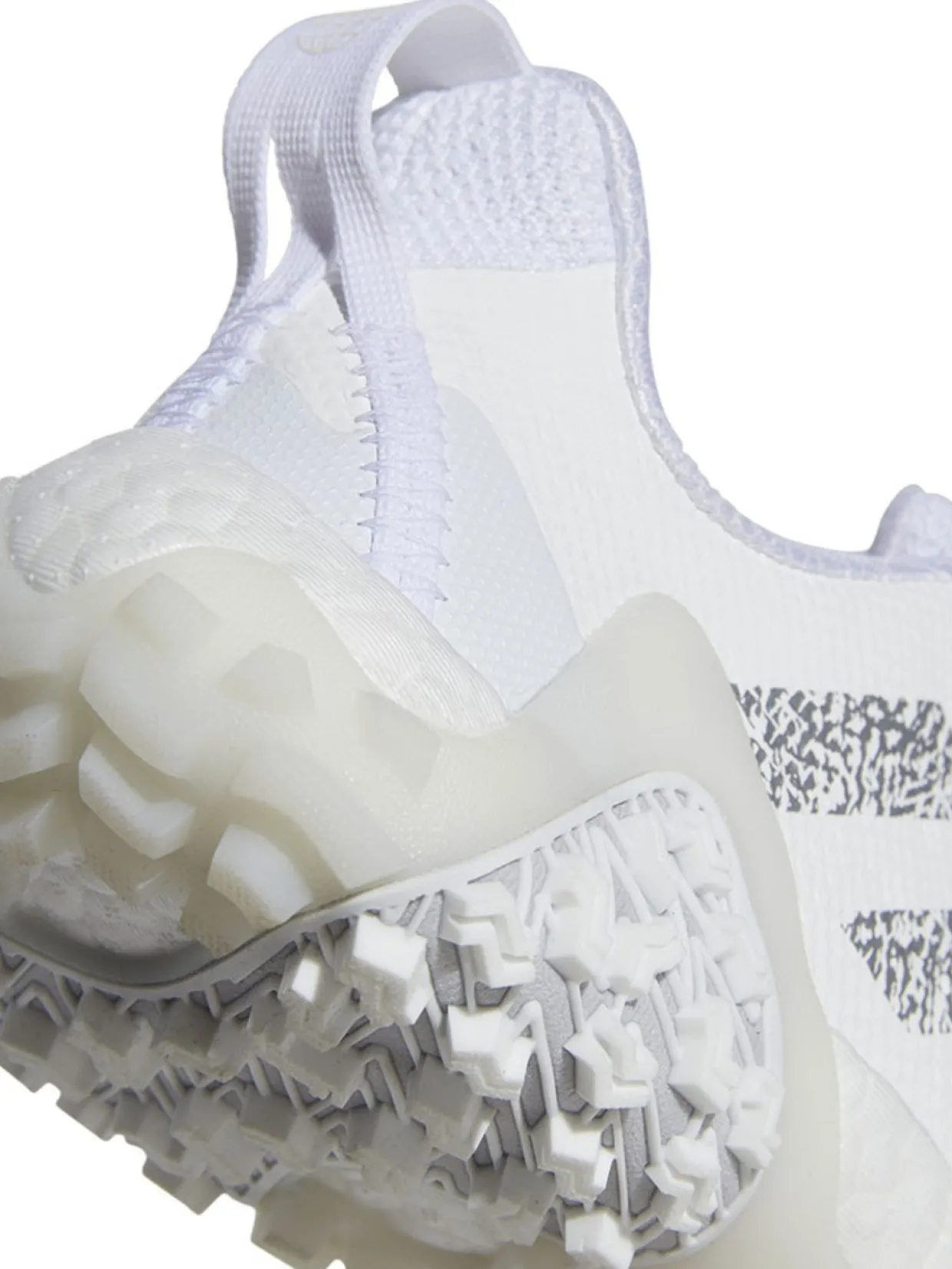 Adidas Women'S Codechaos 22 Golf Shoes - Ftwr White/Silver Metallic/Bliss Lilac