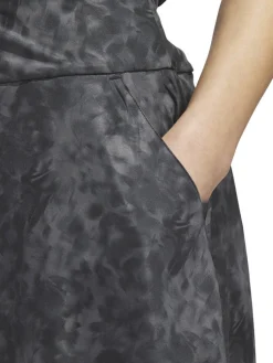 Adidas Women'S Essentials Printed Golf Skort - Black