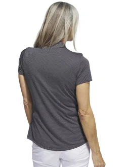 Adidas Women'S Essentials Dot Polo Shirt - Black/White