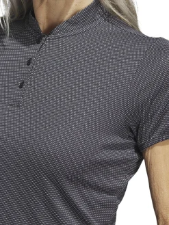 Adidas Women'S Essentials Dot Polo Shirt - Black/White