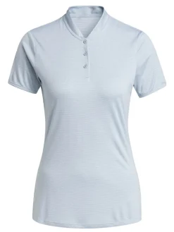 Adidas Women'S Essentials Dot Polo Shirt - Wonder Blue/White