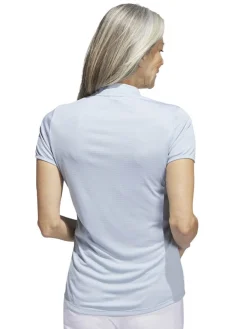 Adidas Women'S Essentials Dot Polo Shirt - Wonder Blue/White