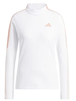 Adidas Women'S Made With Nature Mock Neck Tee - White