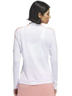 Adidas Women'S Made With Nature Mock Neck Tee - White