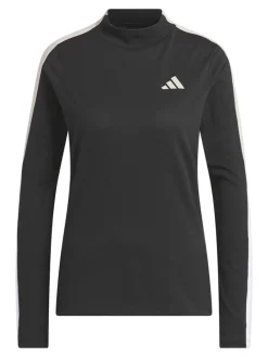 Adidas Women'S Made With Nature Mock Neck Tee - Black