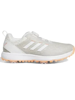 Adidas Women'S S2G Boa Golf Shoes - Ftwr White/Ftwr White/Coral Fusion