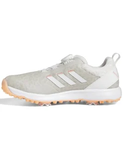 Adidas Women'S S2G Boa Golf Shoes - Ftwr White/Ftwr White/Coral Fusion