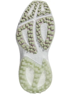 Adidas Women'S Solarmotion Golf Shoes - Ftwr White/Silver Metallic/Linen Green